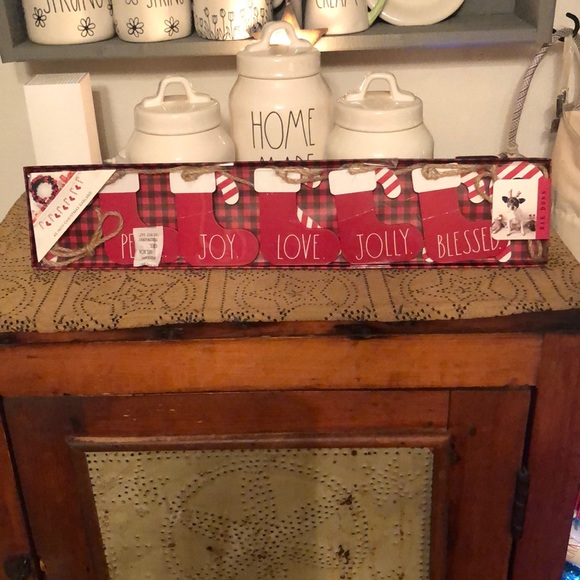 Rae Dunn 45 Inch Wood Christmas Garland - Picture 1 of 7